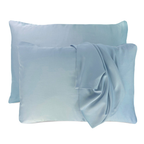 BedVoyage Luxury 100% viscose from Bamboo Pillowcase Set, Standard - Sky