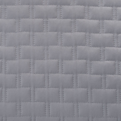 BedVoyage Luxury 100% viscose from Bamboo Quilted Euro Sham, 1pc - Platinum