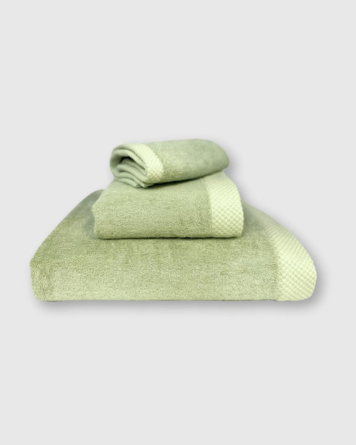 BedVoyage Luxury viscose from Bamboo Cotton Towel Set 3p - Sage