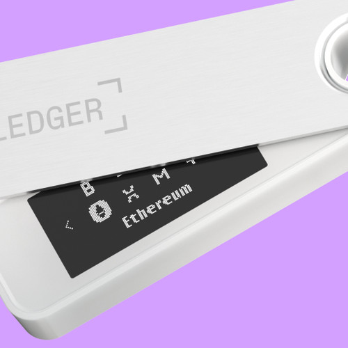LEDGER Nano S Plus Crypto Hardware Wallet - Mystic White-White / Crypto Wallets / New