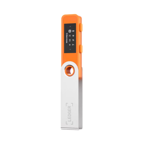 LEDGER Nano S Plus Crypto Hardware Wallet - BTC Orange-Orange / Crypto Wallets / New