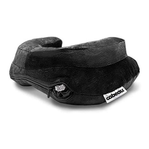 CABEAU Air Evolution Inflatable Travel Neck Pillow - Black-Black / Travel Pillows & Accessories / New