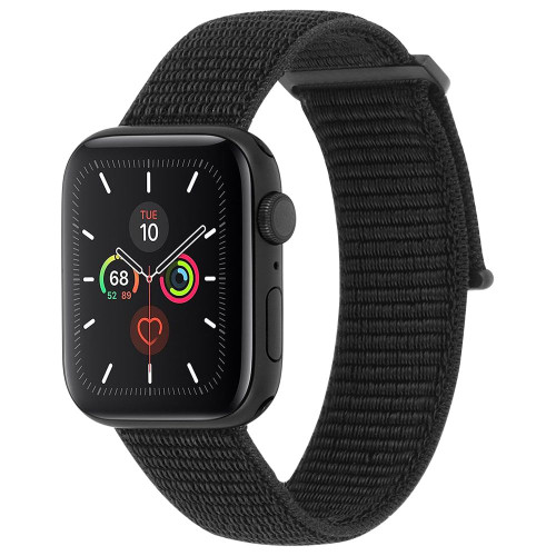 CASE-MATE 42-44mm Apple Watch Nylon Band for Series 1-8 & SE - Black  (Apple Wa