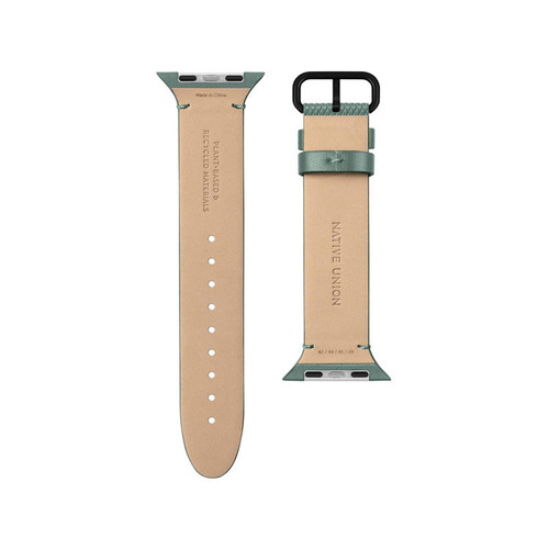 NATIVE UNION APPLE WATCH STRAP - ALL SERIES - 44MM - SLATE GREEN
