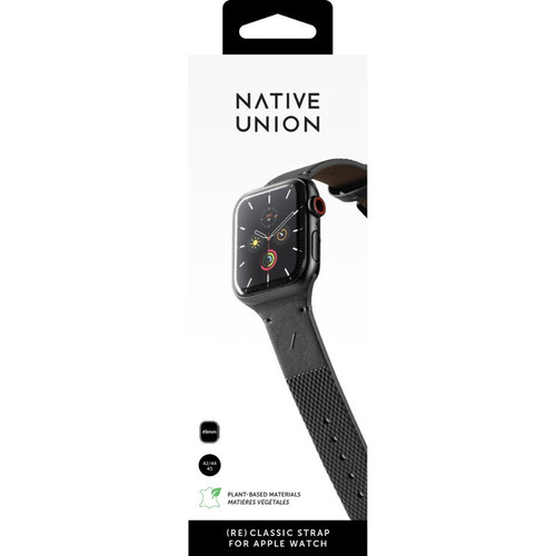 NATIVE UNION APPLE WATCH STRAP - ALL SERIES - 44MM - BLACK