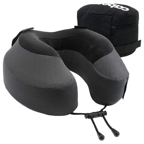 CABEAU Memory Foam Evolution S3 Travel Pillow - Steel-Black / Travel Pillows & Accessories / New