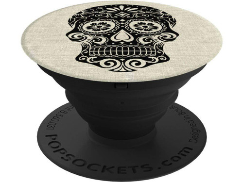 POPSOCKETS SINGLE - SUGARSKULL ON LINEN