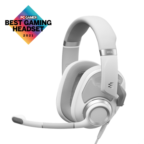 EPOS H6PRO Closed Acoustic Gaming Headset - White