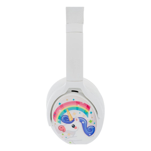 BUDDYPHONES Cosmos Plus Active Noise Cancellation Bluetooth Headphones - Snow W-White / Kids Audio / New