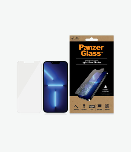 PANZERGLASS iPhone 13 Pro Max - Standard Fit Tempered Glass Screen Protector w/