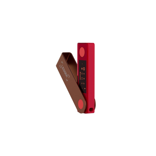 LEDGER Nano X Crypto Hardware Wallet - Ruby Red-Red / Crypto Wallets / New