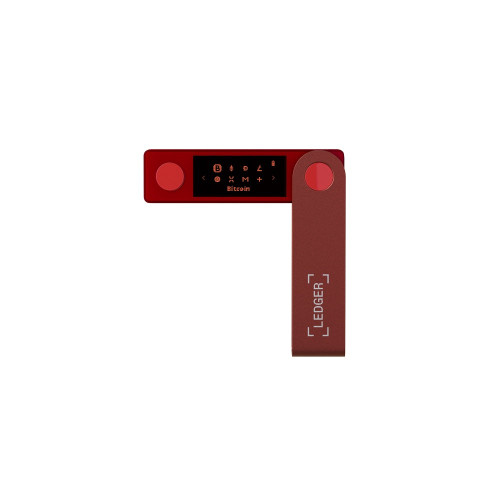 LEDGER Nano X Crypto Hardware Wallet - Ruby Red-Red / Crypto Wallets / New