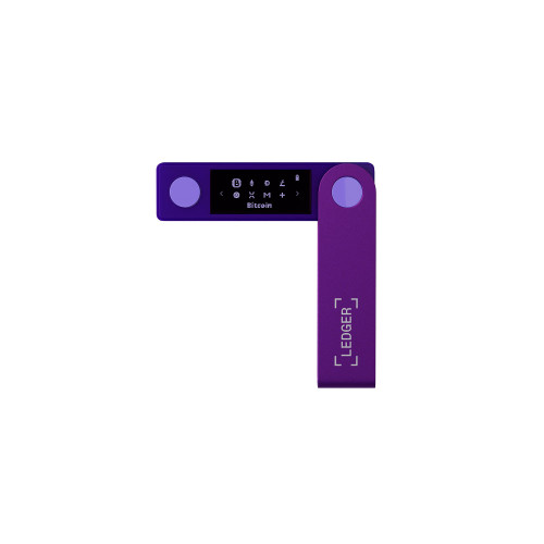 LEDGER Nano X Crypto Hardware Wallet - Amethyst Purple-Purple / Crypto Wallets / New
