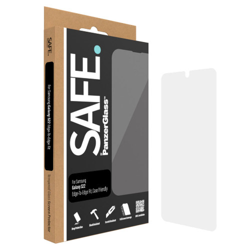 PANZERGLASS SAFE Samsung Galaxy S22 5G - Screen Protector - Clear-Clear / Mobile Screen Protectors / New