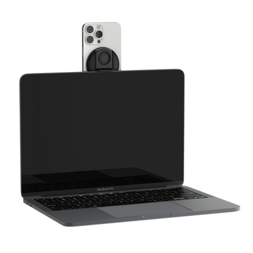 BELKIN iPhone Mount with MagSafe for Mac - Continuity Cam Feature - Black-Black / Mobile Grips / New