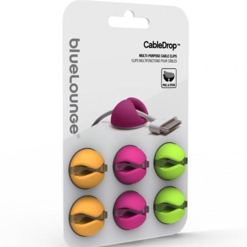 BLUELOUNGE CableDrop - Bright-Multi-color / Cable Organizers / New