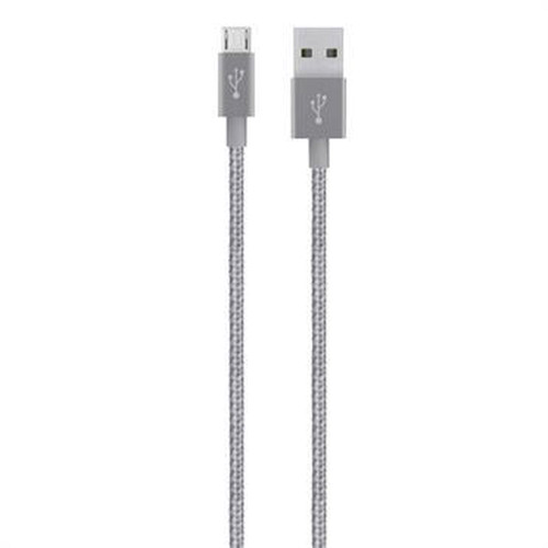 BELKIN MIXIT Metallic Micro-USB to USB Cable - Space Gray-Gray / Cables Micro USB / New