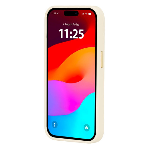 CASE-MATE iPhone 15 Pro Silicone with Magsafe - Beige