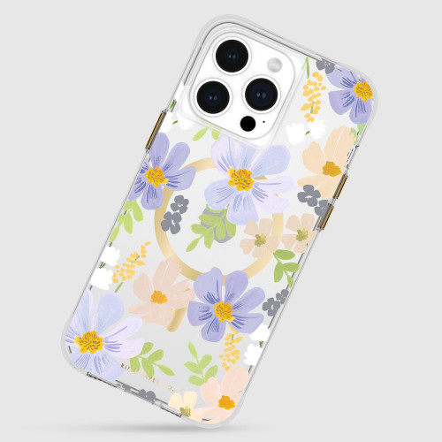 RIFLE PAPER CO. iPhone 15 Pro Max Case with Magsafe - Pastel Marguerite