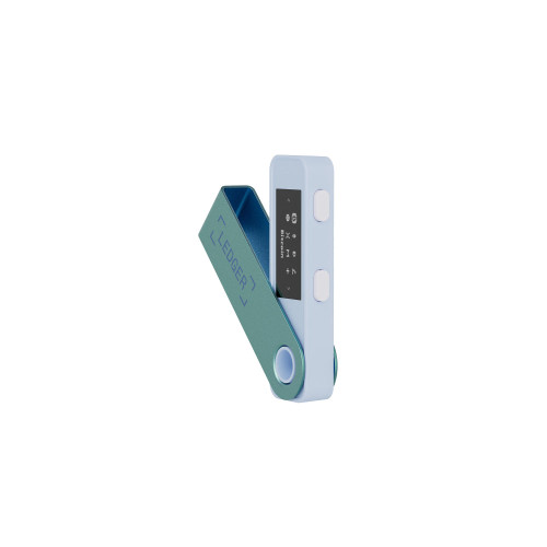 LEDGER Nano S Plus Crypto Hardware Wallet - Pastel Green-Cyan / Crypto Wallets / New