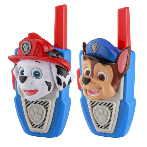 KIDdesigns Mid Range Paw Patrol Walkie Talkies Chase and Marshall - Multi-color