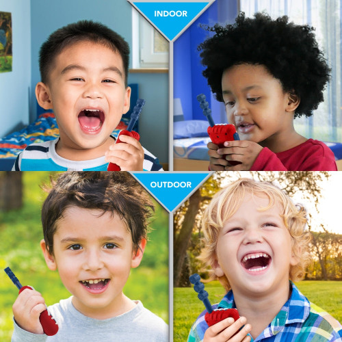 KIDdesigns Marvel Spidey & His Amazing Friends - FRS Character Walkie Talkies -