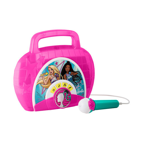 KIDdesigns Sing-Along Boombox - Mattel Barbie - Pink
