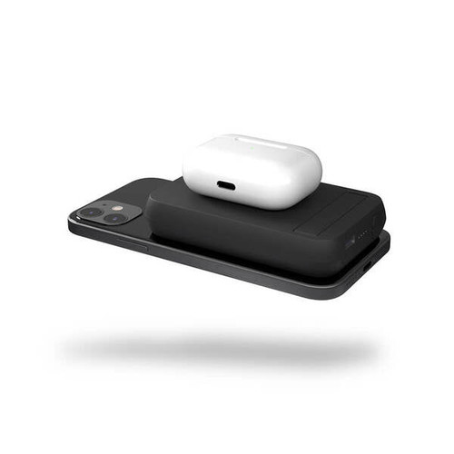 ZENS 4000 mAh Dual Wireless Power Bank MagSafe Compatible - Black-Black / Wireless Chargers / New