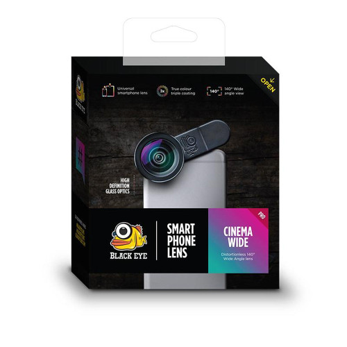 BLACK EYE Pro Cinema Effect Wide Angle Lens