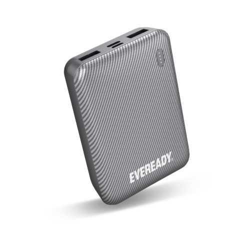 EVEREADY Fast Charger Portable Power Bank Mini 10000mAh - Silver-Silver / Power Banks / New