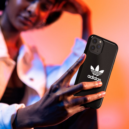 ADIDAS iPhone 12/12 Pro - Snap Trefoil Case - Black-Black / Mobile Cases / New