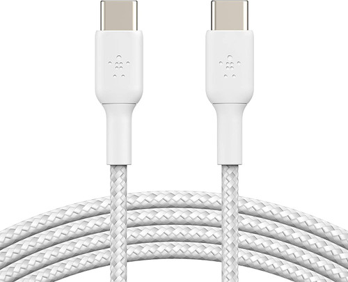 BELKIN Boost Charge USB-C to USB-C Braided Cable 1Meter - White