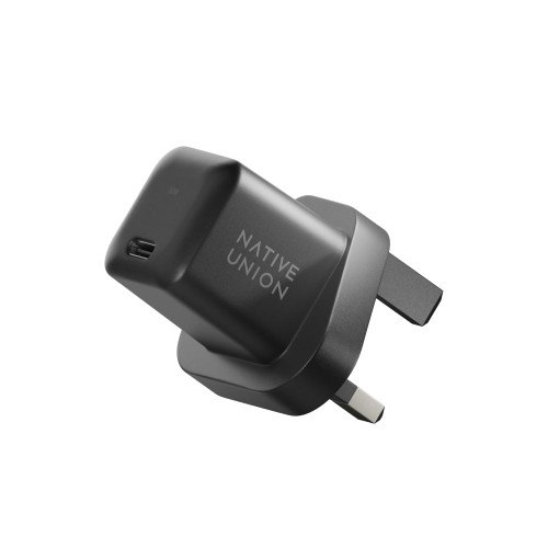 NATIVE UNION Fast GaN Charger PD 30W USB-C Charger - Black