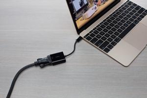 BELKIN USB-C to VGA Adapter (USB Type-C)-Black / Hubs/Adapters / New