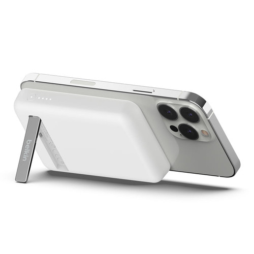 BELKIN BoostCharge Magnetic Wireless Power Bank 5K mAh MagSafe Compatible with -White / Power Banks / New