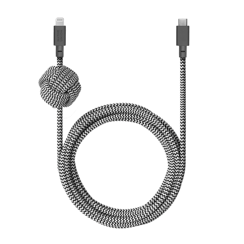 NATIVE UNION Night Cable USB-C to Lighting - 3M - Zebra-Multi-color / Cables USB-C to Lightning / New