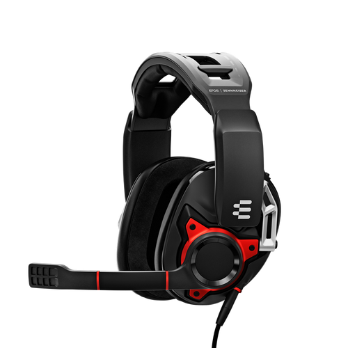 EPOS GSP 600 Closed Acoustic Gaming Headset - Black/Red