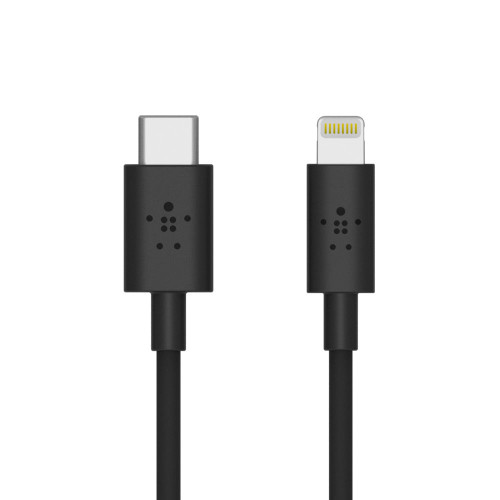 BELKIN BoostCharge USB-C Cable with Lightning Connector 1Meter - Black