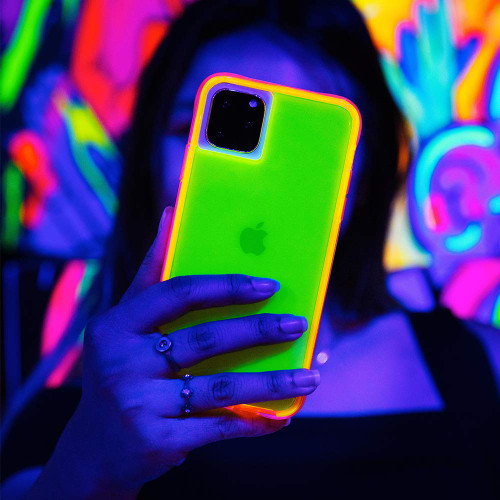CASE-MATE Tough Neon Green/Pink Case for iPhone 11 Pro Max