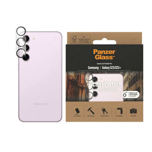 PANZERGLASS Camera Lens Protector for Samsung Galaxy S23/S23 Plus - Clear