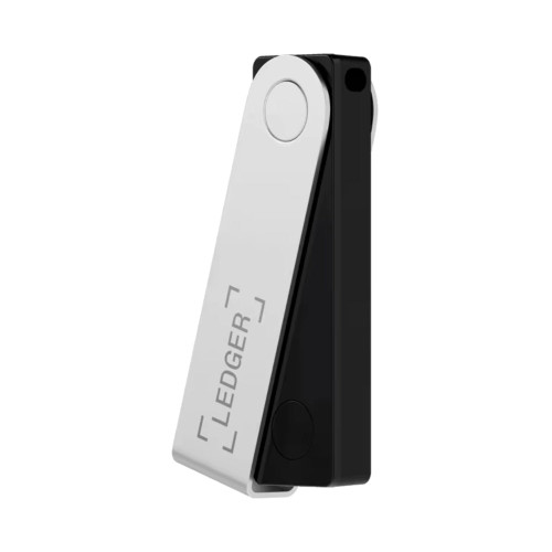 LEDGER Nano X Crypto Hardware Wallet - Onyx Black-Black / Crypto Wallets / New
