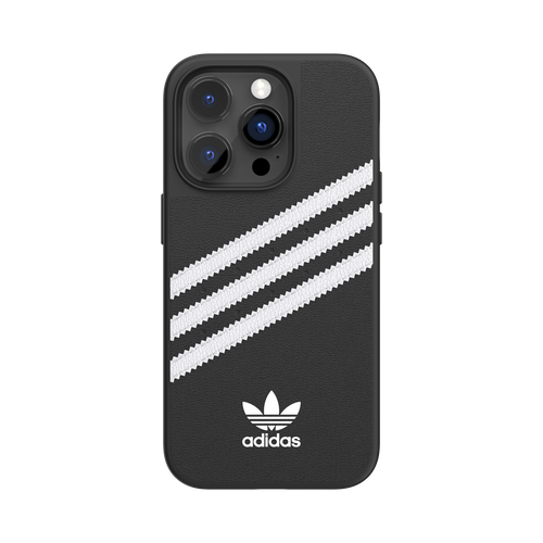 ADIDAS iPhone 14 Pro - Moulded Case - White/Black