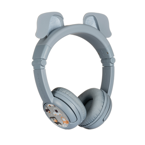 BUDDYPHONES PlayEars+ Bluetooth Wireless Headset - Superb Sound & Playful Anima