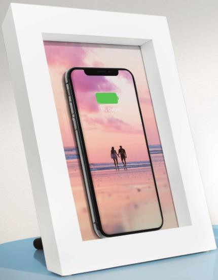 TWELVE SOUTH PowerPic Wireless Charging Photoframe White