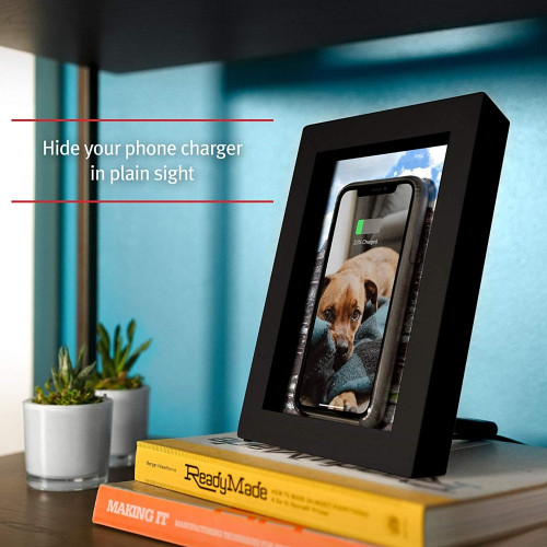 TWELVE SOUTH PowerPic Wireless Charging Photoframe Black