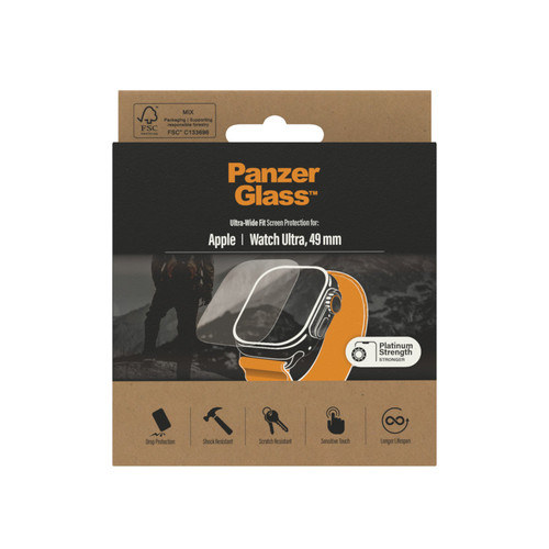 PANZERGLASS Apple Watch Ultra 49mm Ultra Screen Protector - Transparent
