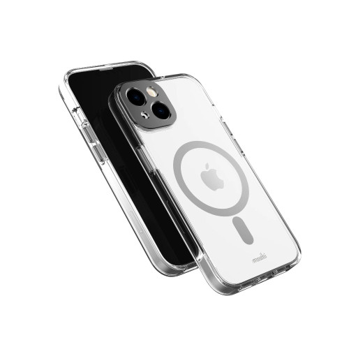MOSHI iPhone 14 - iGLAZE Case with MagSafe & Cam Cover - Black