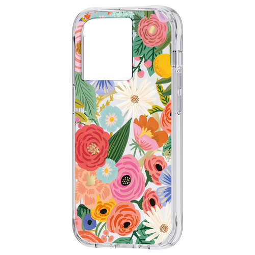 RIFLE PAPER CO. iPhone 14 Pro - Garden Party Blush with Magsafe - Clear