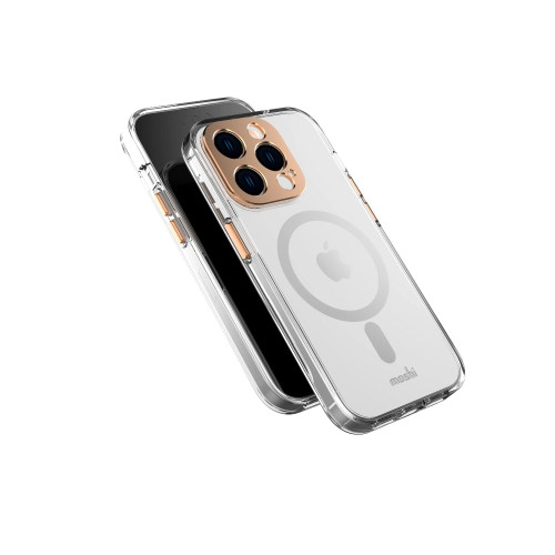 MOSHI iPhone 14 Pro - iGLAZE Case with MagSafe & Cam Cover - Gold