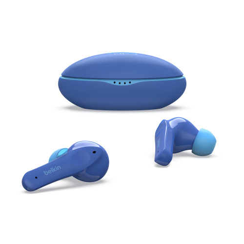 BELKIN Soundform Nano - Wireless Earbuds for Kids - Blue